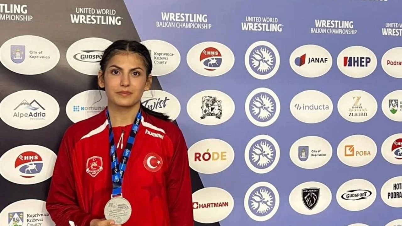 Sarıçam Spor Lisesi öğrencisi Damla’dan Balkan ikinciliği