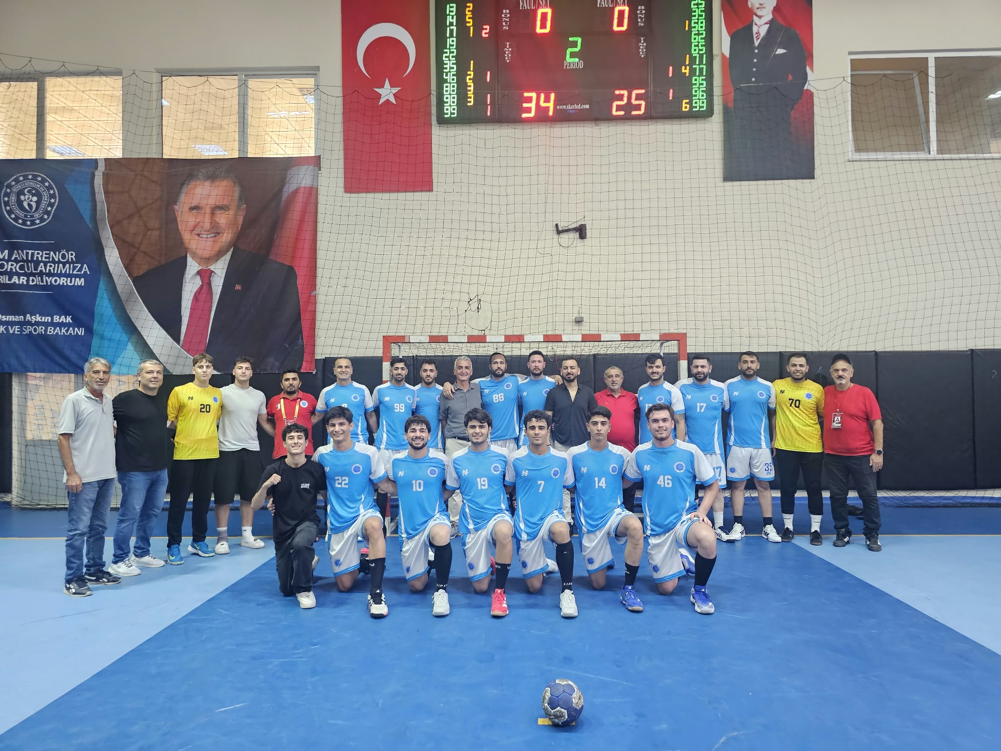 Seyhan Belediyespor lige galibiyetle başladı: 34-25