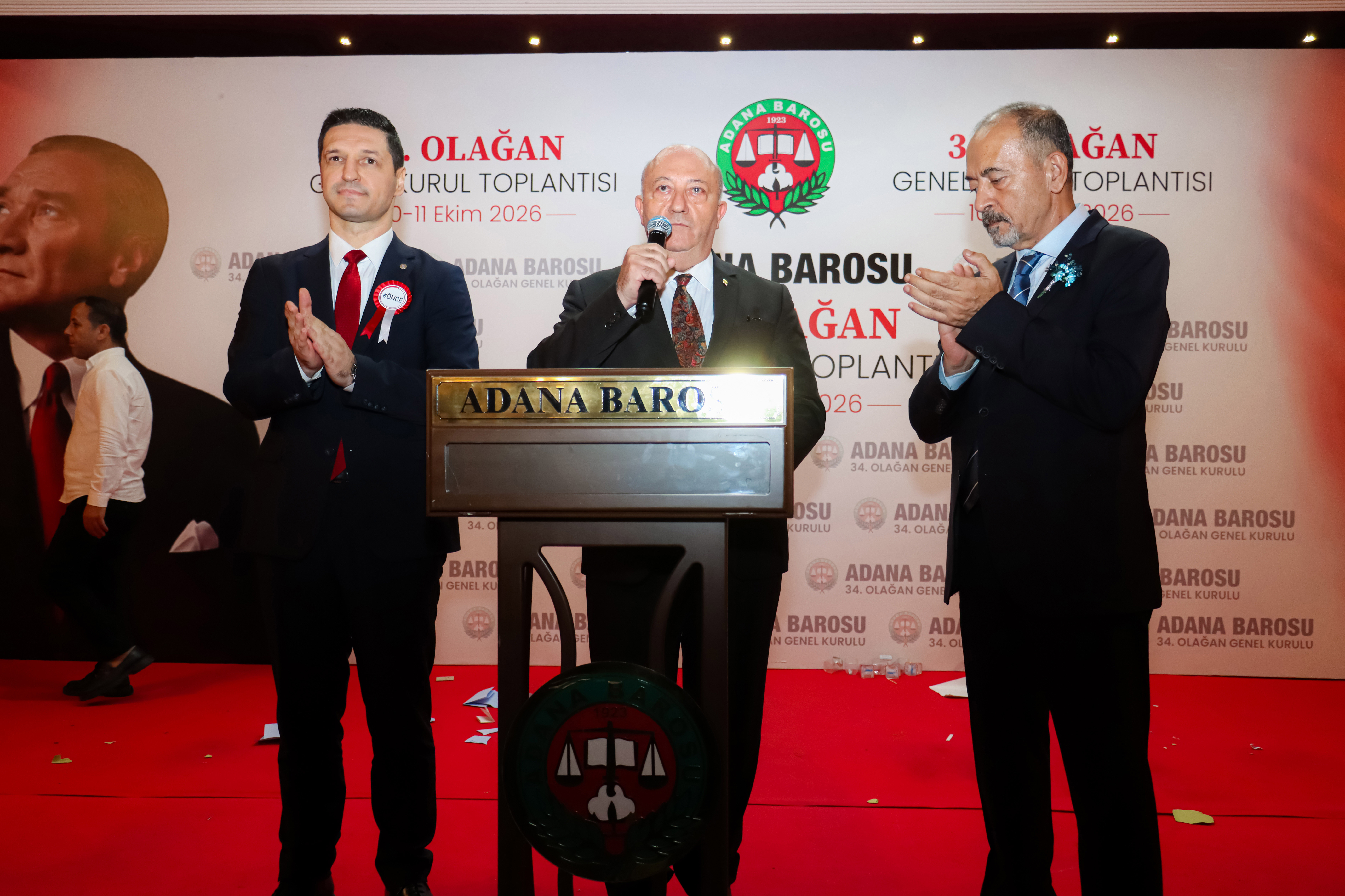 Adana Barosu 34. Dönem Olağan Genel Kurulu ve Seçimleri tamamlandı