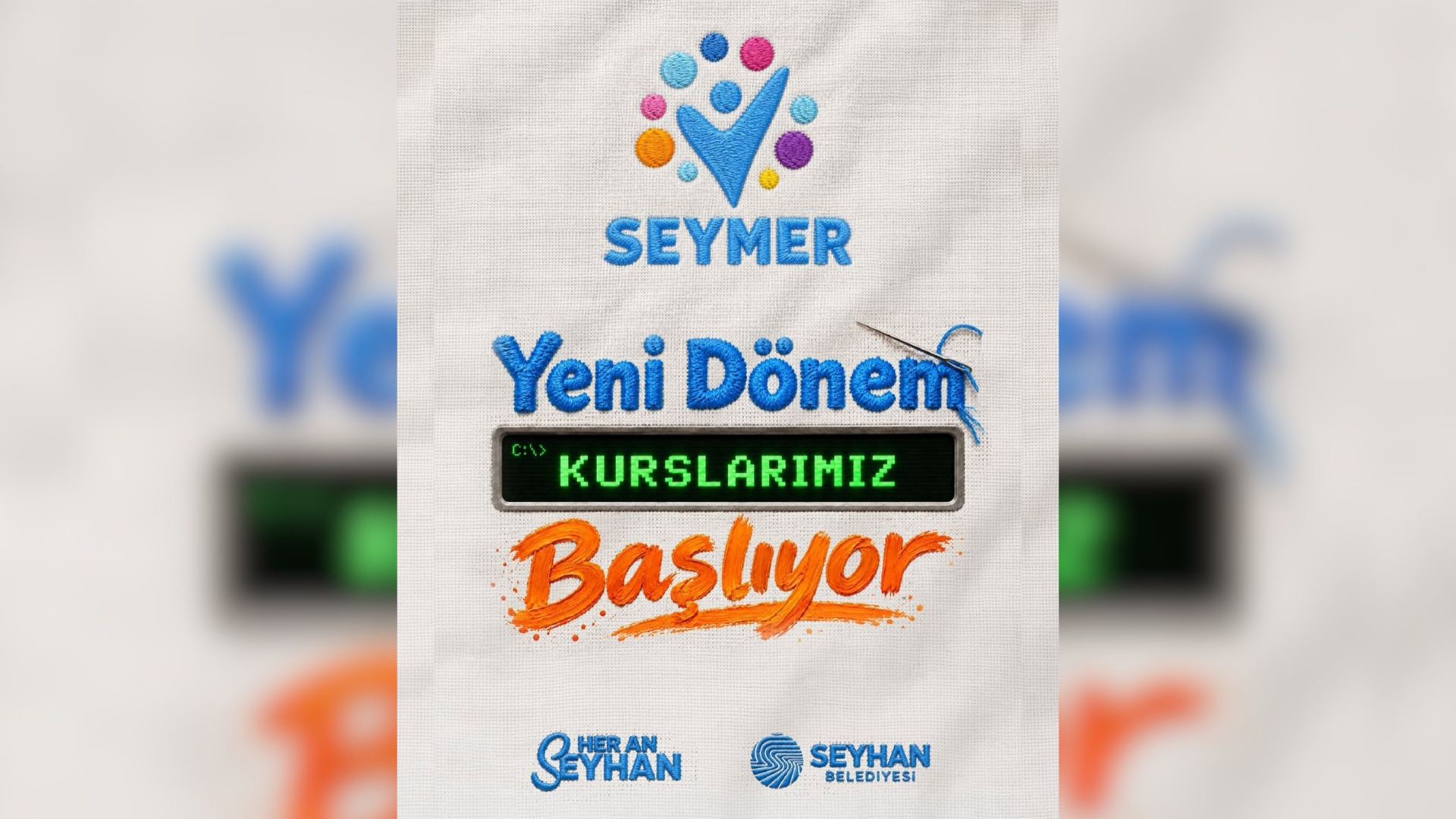 Seyhan'da SEYMER kurslarında yeni dönem başlıyor