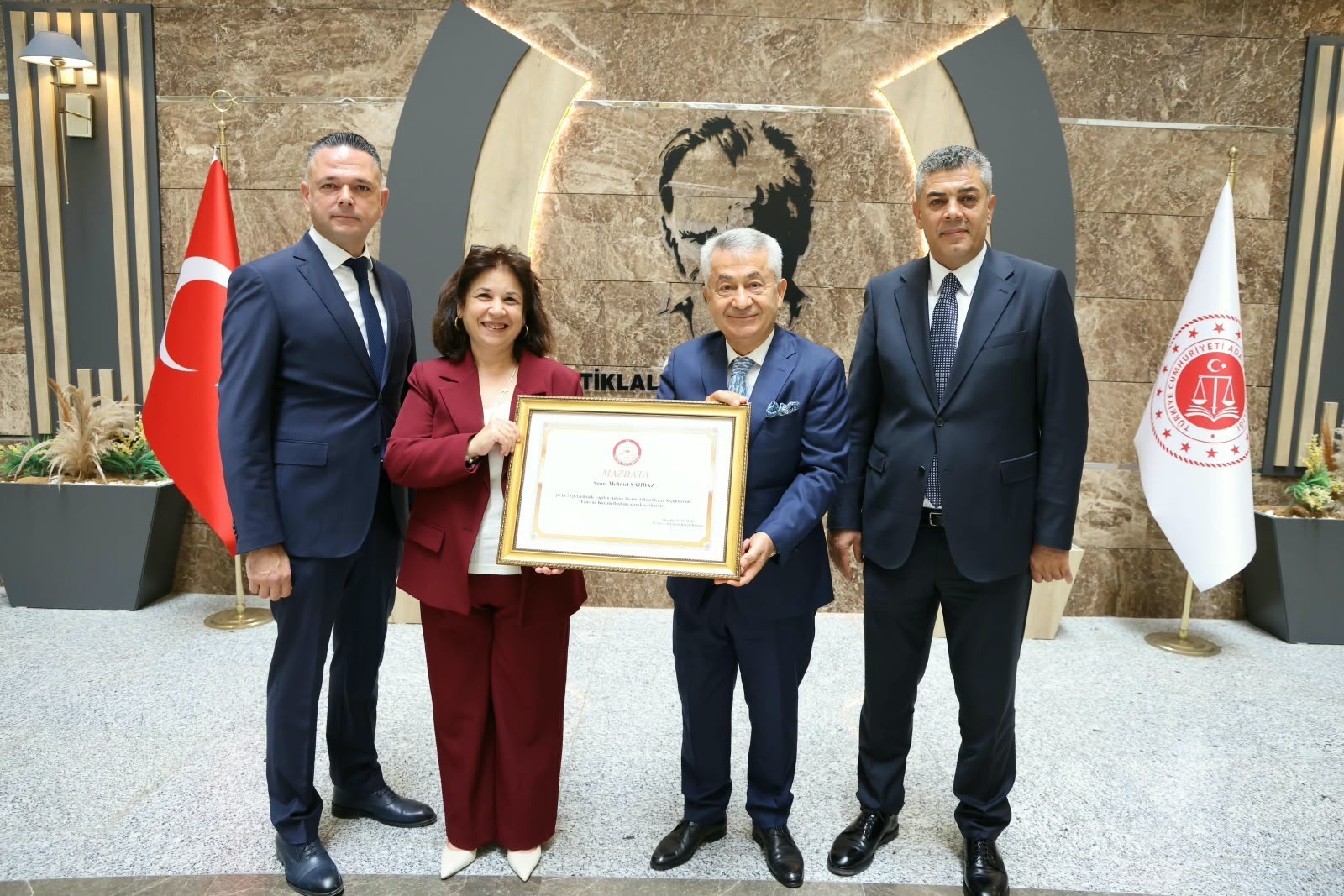 Mehmet Şahbaz mazbatasını aldı, ATO’da yeni dönem başladı