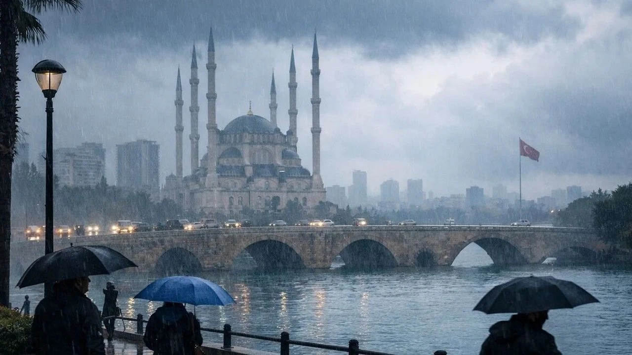 Valilik uyardı: Adana’da kuvvetli sağanak bekleniyor