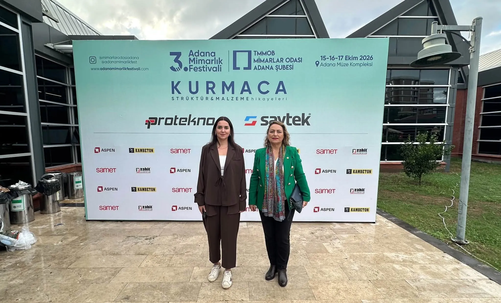 Şevkin’den Adana Mimarlık Festivali’ne teşekkür