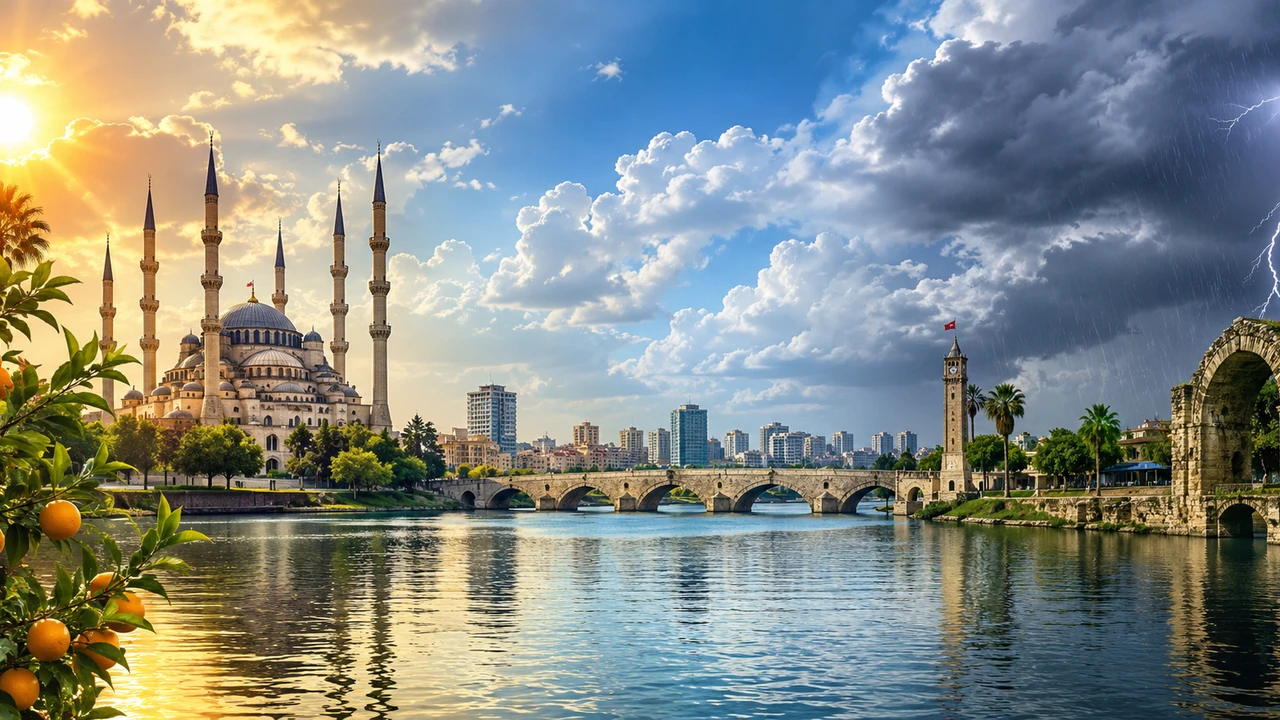 Adana’da hava bir anda değişecek: Sağanak sonrası sıcaklık artacak