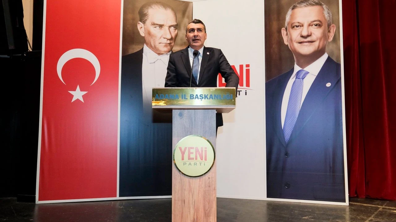 Anıl Tanburoğlu yeniden Yeni Parti Adana İl Başkanı seçildi