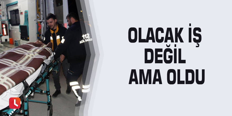 Olacak iş değil ama oldu