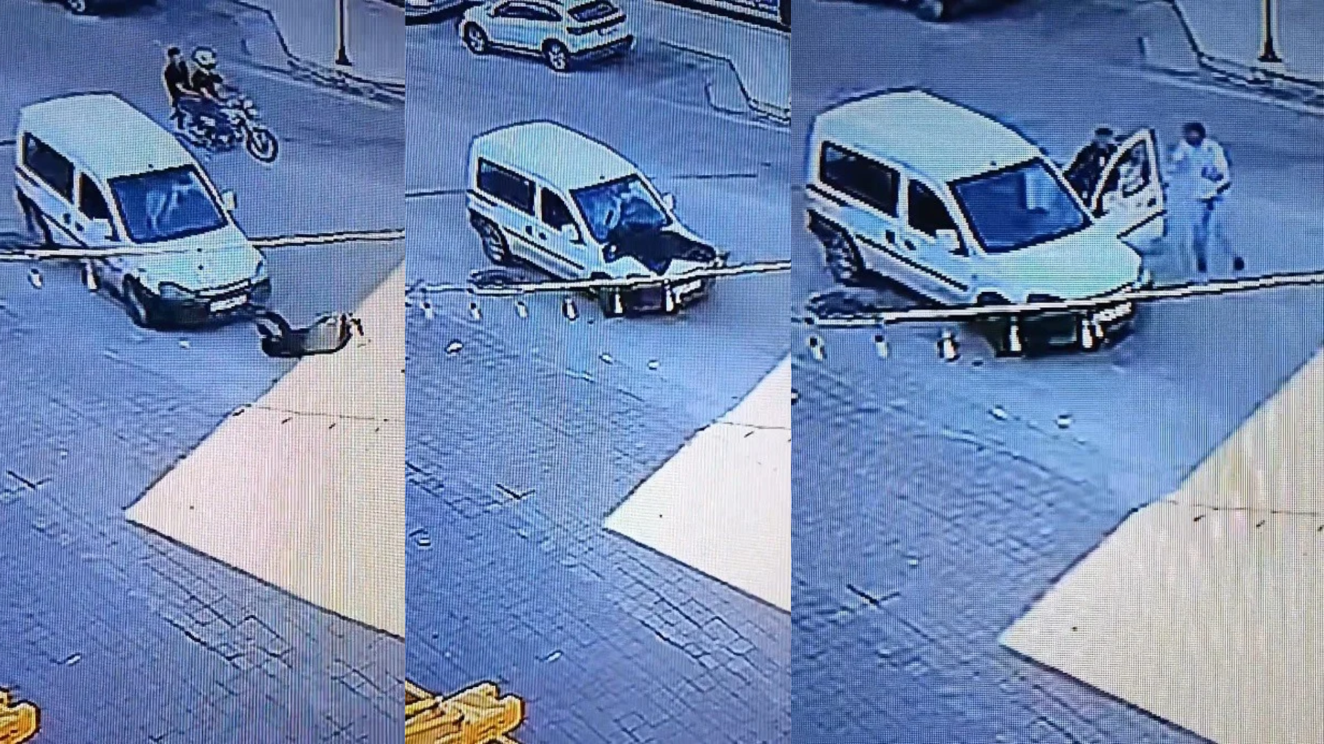 Adana’da akılalmaz hırsızlık: Kaputa çıktı, sürücüyü indirip aracı götürdü