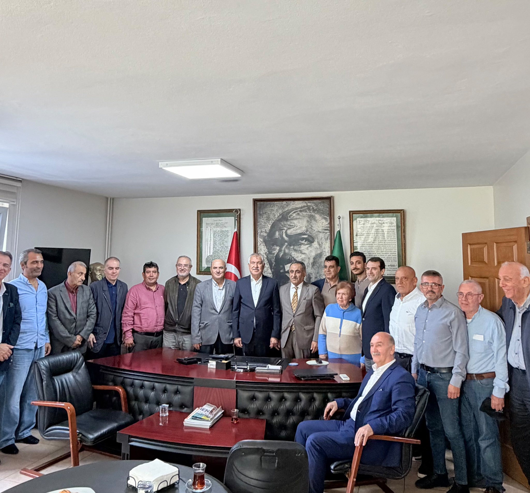 Zeydan Karalar, Seyhan Ziraat Odası yönetimiyle buluştu