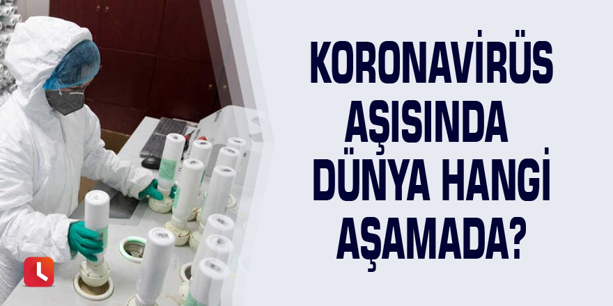 Koronavirüs aşısında dünya hangi aşamada?