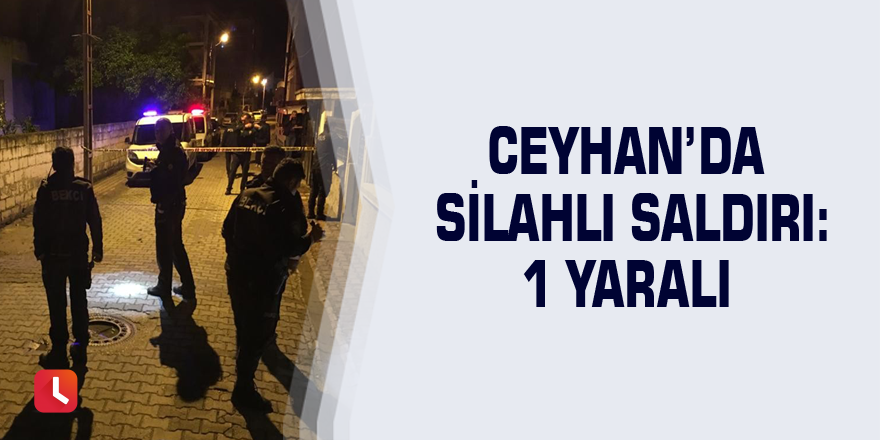 Ceyhan’da silahlı saldırı: 1 yaralı