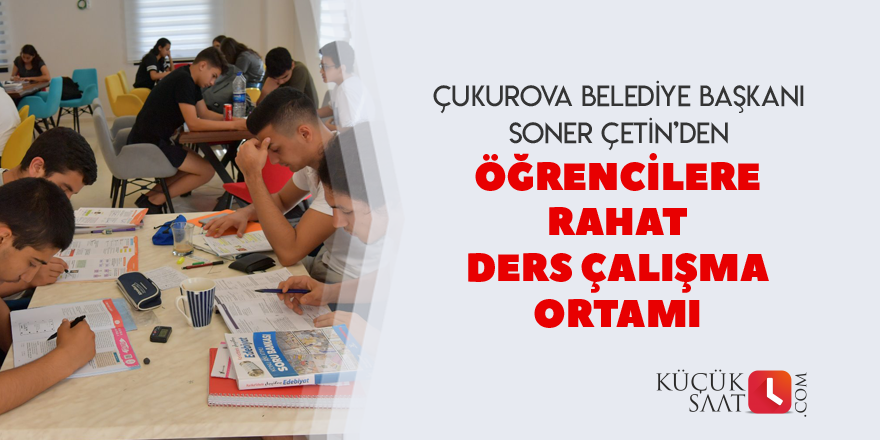 Öğrencilere rahat ders çalışma ortamı