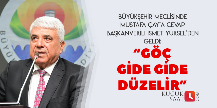 “Göç gide gide düzelir”