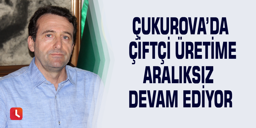 Çukurova’da çiftçi üretime aralıksız devam ediyor