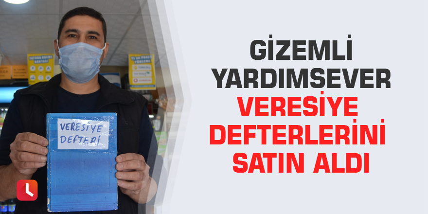 Gizemli yardımsever veresiye defterlerini satın aldı