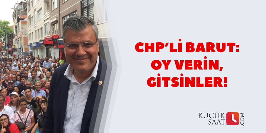 Ayhan Barut'tan 'Oy verin, gitsinler' çağrısı