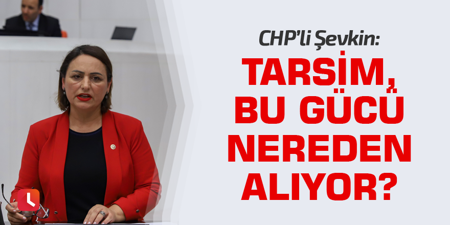 Şevkin: TARSİM, bu gücü nereden alıyor?