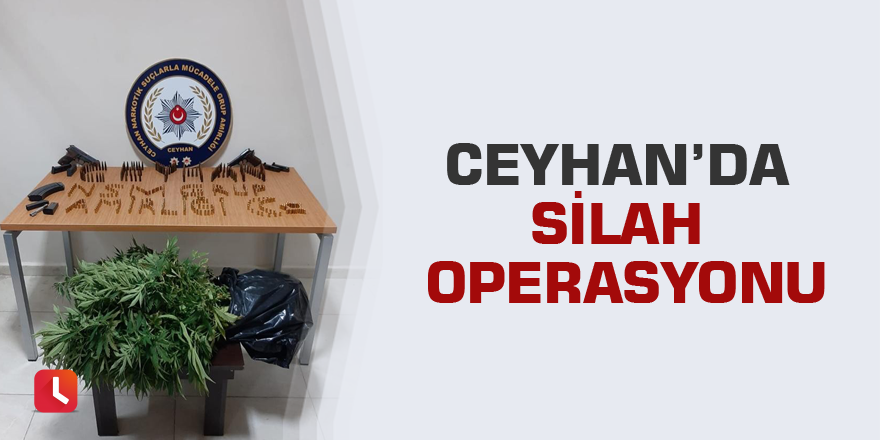 Ceyhan’da silah operasyonu
