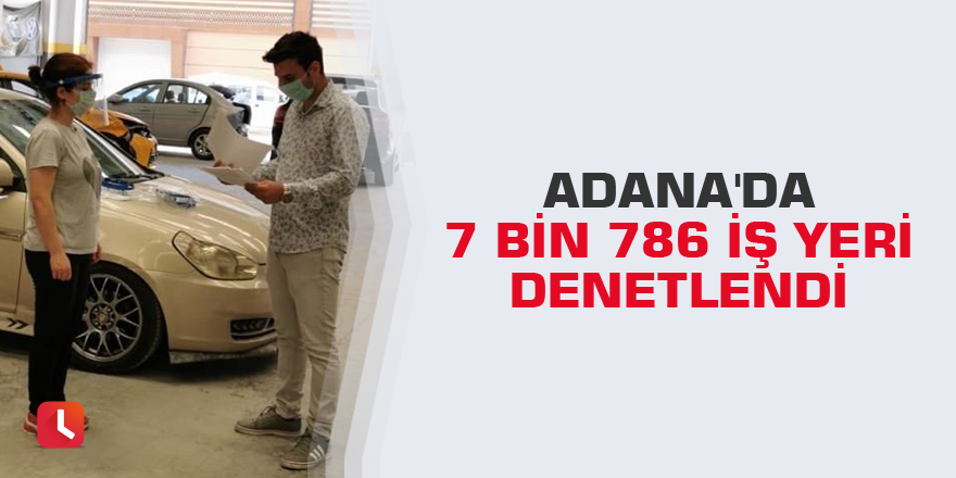 Adana'da 7 bin 786 iş yeri denetlendi