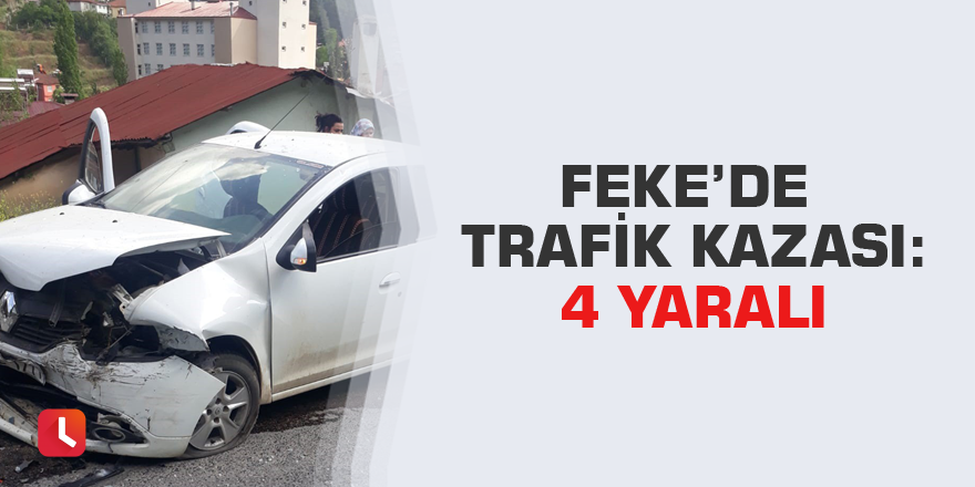 Feke’de trafik kazası: 4 yaralı