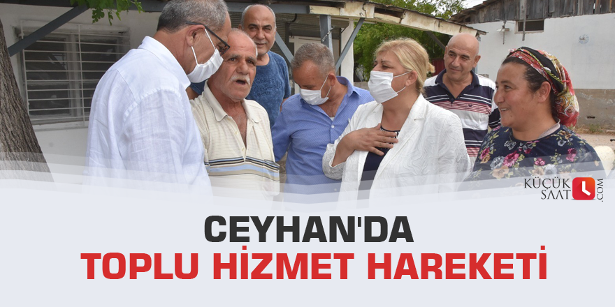 Ceyhan'da toplu hizmet hareketi