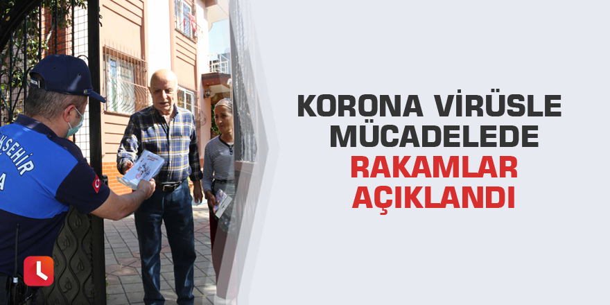 Korona virüsle mücadelede rakamlar açıklandı