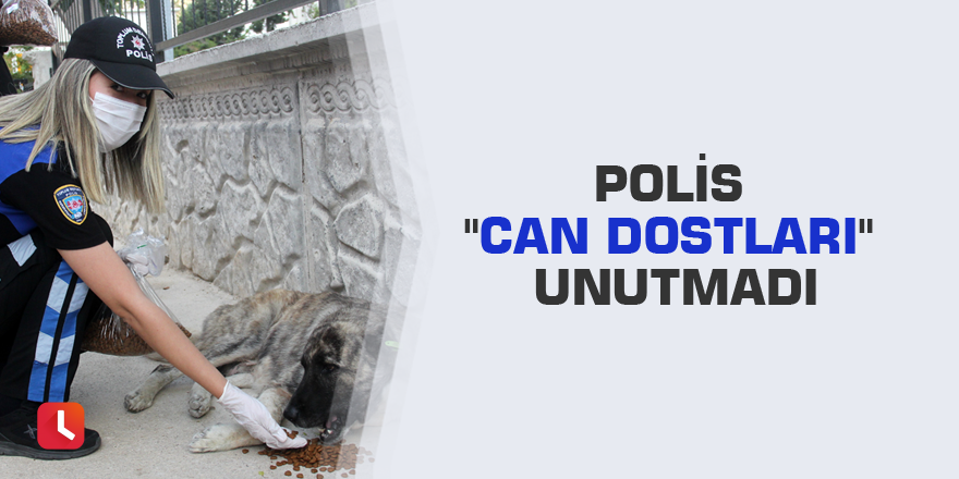 Polis "can dostları" unutmadı