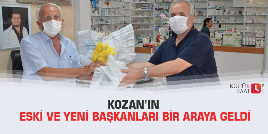 Kozan’ın eski ve yeni başkanları bir araya geldi