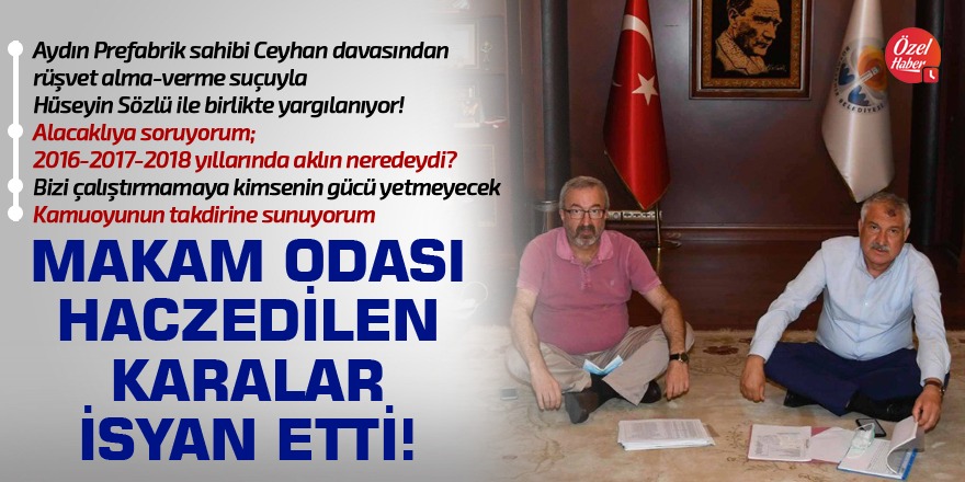 Makam odası haczedilen Başkan Karalar: "Odaya ihtiyacım yok"