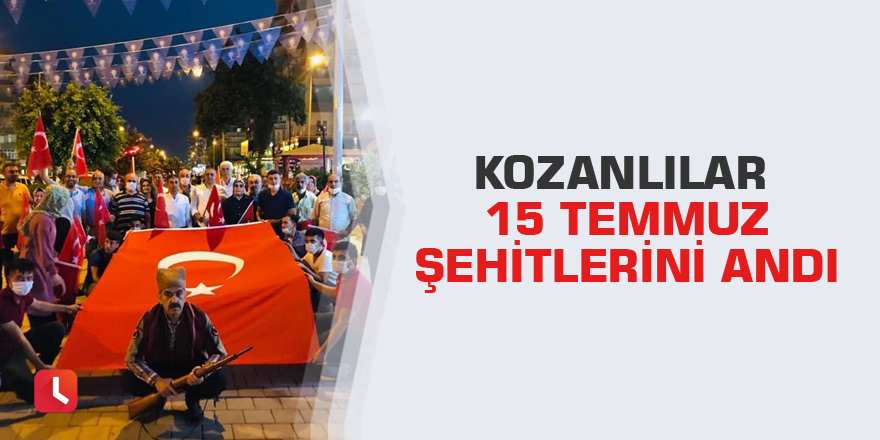 Kozanlılar 15 Temmuz şehitlerini andı