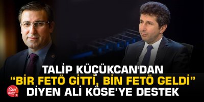 Talip Küçükcan'dan Ali Köse’ye destek