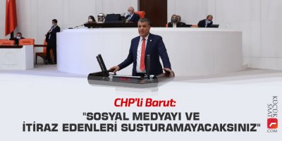 "Sosyal medyayı ve itiraz edenleri susturamayacaksınız"
