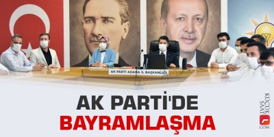 AK Parti'de bayramlaşma