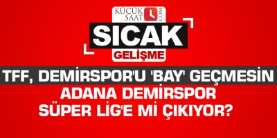 Adana Demirspor Süper Lig'e mi çıkıyor?