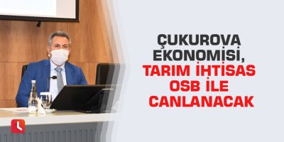 Çukurova ekonomisi, Tarım İhtisas OSB ile canlanacak