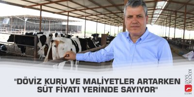 "Döviz kuru ve maliyetler artarken süt fiyatı yerinde sayıyor"