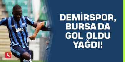 Demirspor, Bursa'da gol oldu yağdı