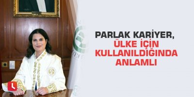 Parlak kariyer, ülke için kullanıldığında anlamlı