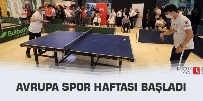Avrupa Spor Haftası başladı