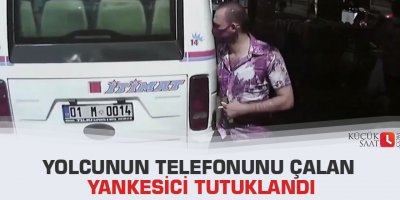 Yolcunun telefonunu çalan yankesici tutuklandı