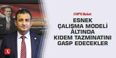 "Esnek Çalışma Modeli altında kıdem tazminatını gasp edecekler"