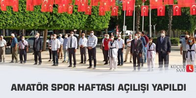 Amatör Spor Haftası açılışı yapıldı
