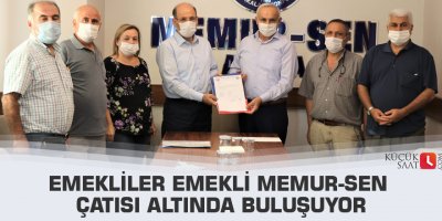 Emekliler Emekli Memur-Sen çatısı altında buluşuyor