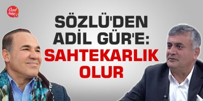 Sözlü'den Gür'e: Sahtekarlık olur