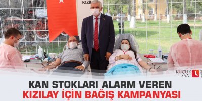 Kan stokları alarm veren Kızılay için bağış kampanyası