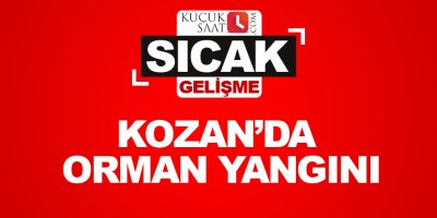 Kozan’da orman yangını