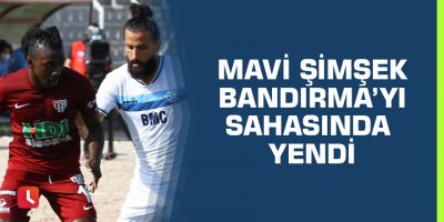 Mavi Şimşek Bandırma’yı sahasında yendi
