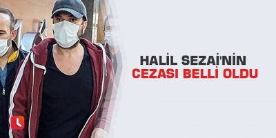 Halil Sezai'nin cezası belli oldu