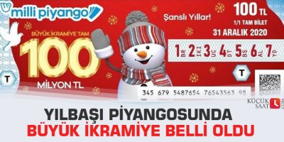 Yılbaşı piyangosunda büyük ikramiye belli oldu