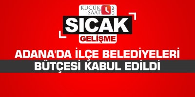 Adana'da ilçe belediyeleri bütçesi kabul edildi