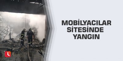 Mobilyacılar sitesinde yangın